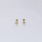 Aretes de oro. Dormilonas BM151