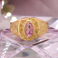Anillo de Kinder. Graduación- Gema Rosa