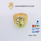 Anillo de oro. San Judas Tadeo. Mod 2154, 2152