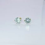 Aretes de oro. Zirconias BM105