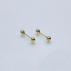 Aretes de oro. Dormilonas BM151