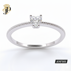 Anillo Oro. Corazon. ANF181