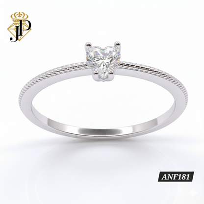 Anillo Oro. Corazon. ANF181