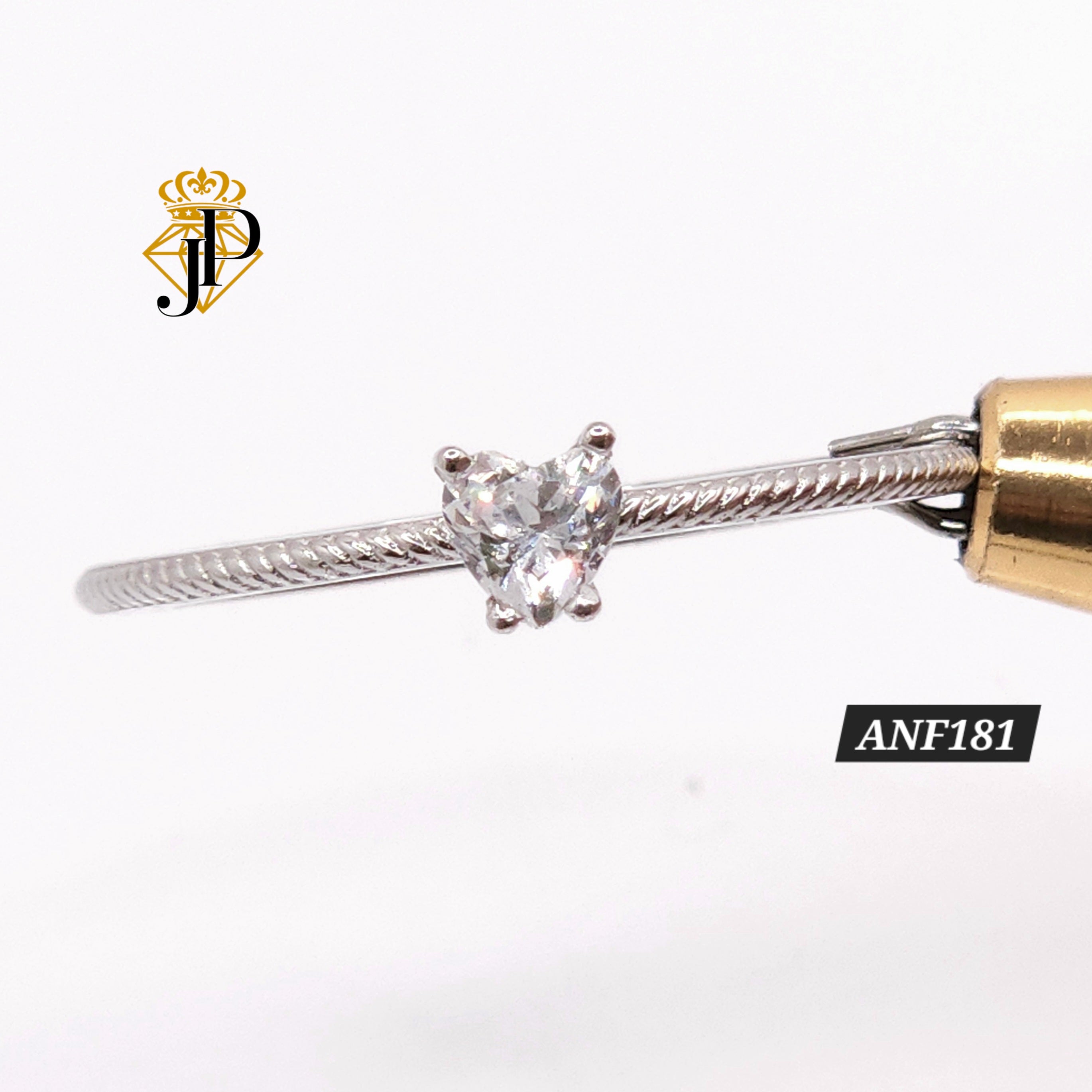 Anillo Oro. Corazon. ANF181