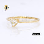Anillo Oro. Corazon. ANF185