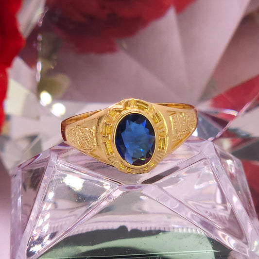Anillo de Primaria. Graduacion- Gema Azul
