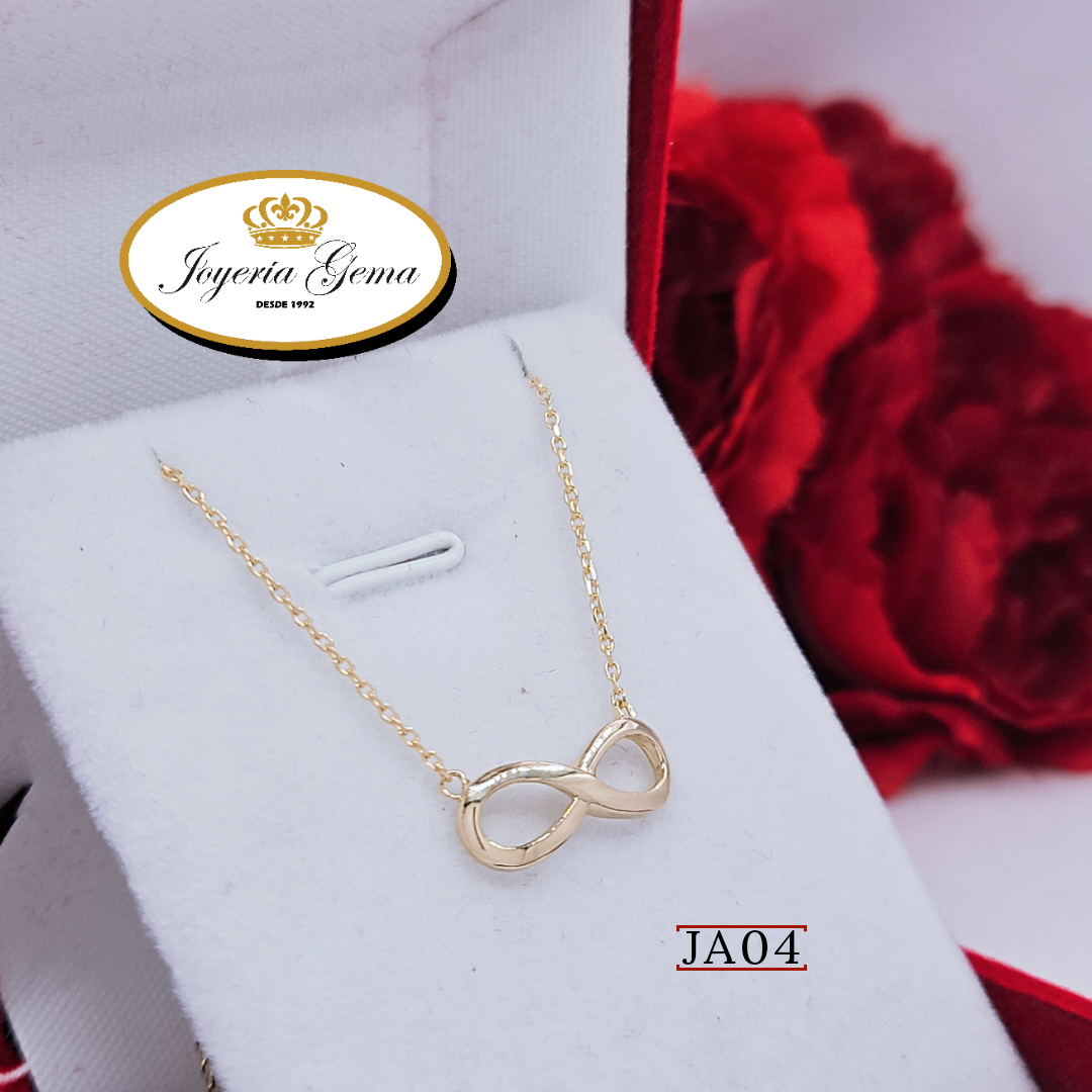 Cadena y dije de Infinito. JA04