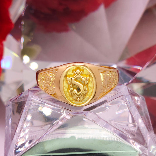 Anillo de Secundaria. Graduacion- Letra S