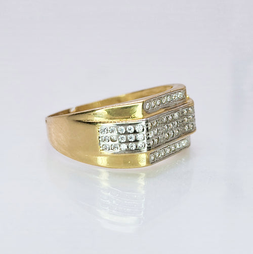 Anillo cuadrado. Mod 1860