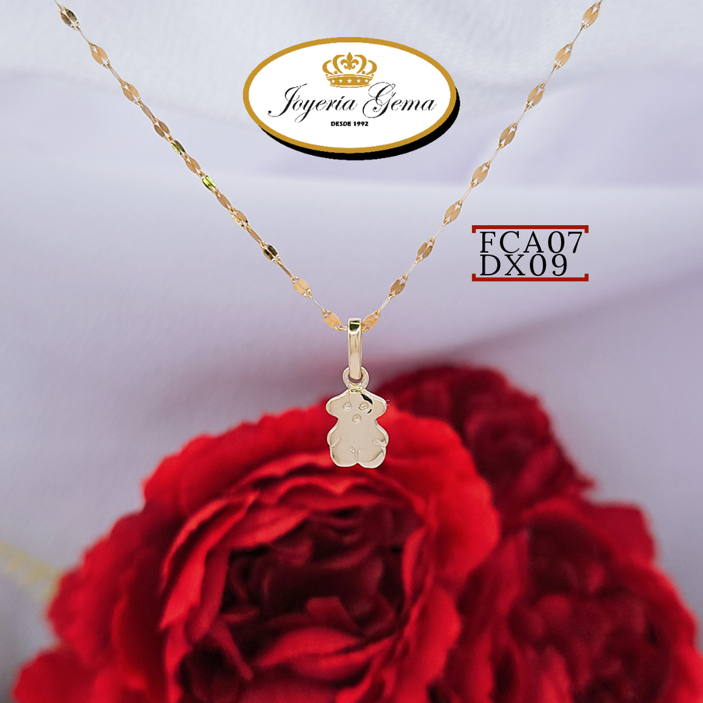 Cadenita y dije de oro. DX09