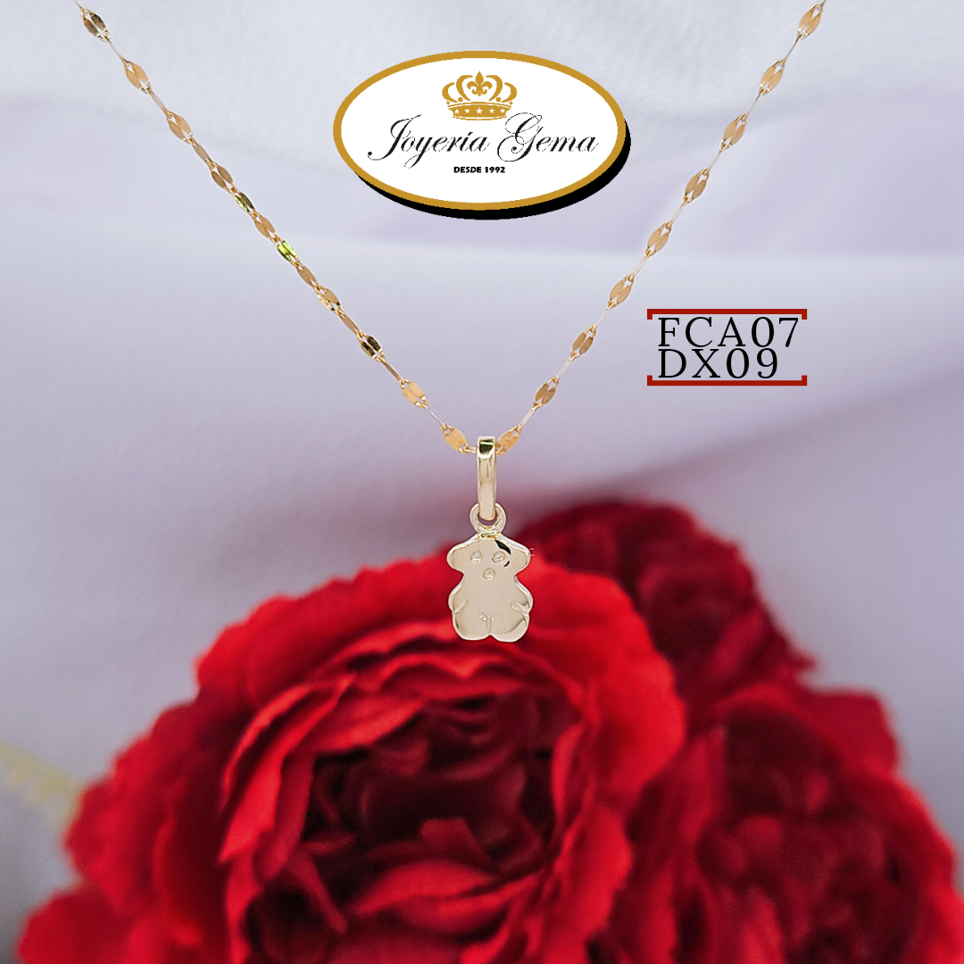 Cadenita y dije de oro. DX09