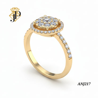 Anillo Flor eterna. Mod ANJ217