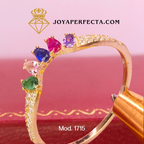 Anillo de oro. Churumbela "Corona de Luz" Mod. 1715