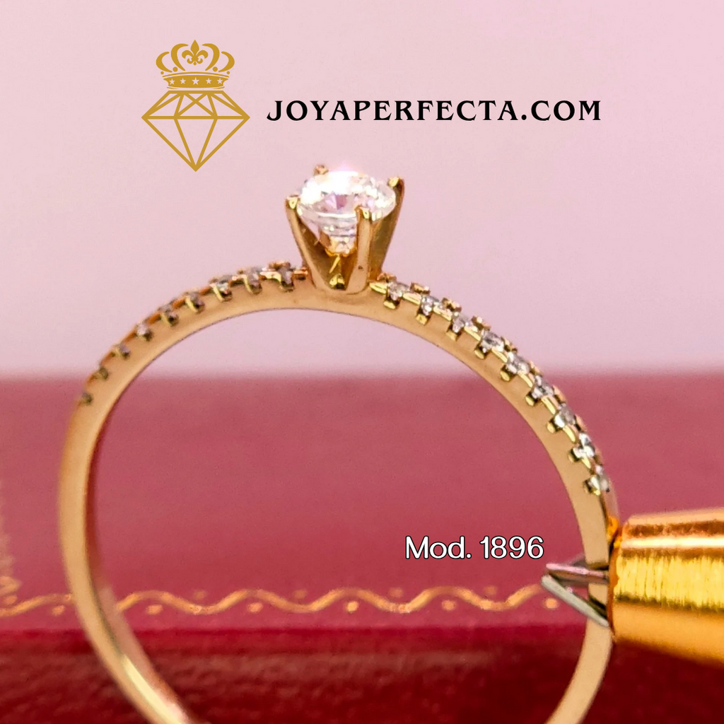 Anillo de oro. Promesa viva. Mod. 1896