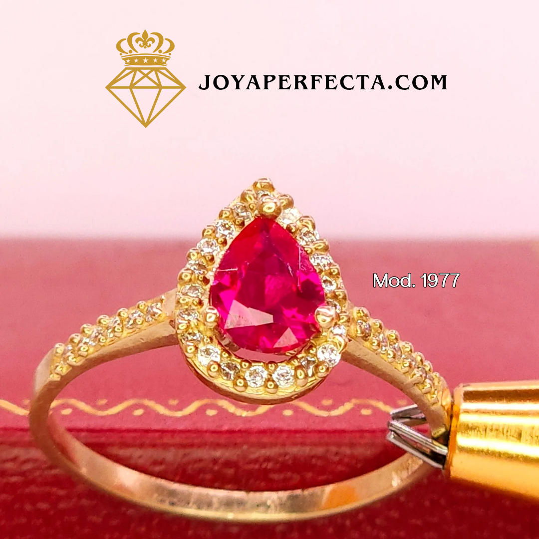 Anillo de oro. Llama eterna. Mod. 1977