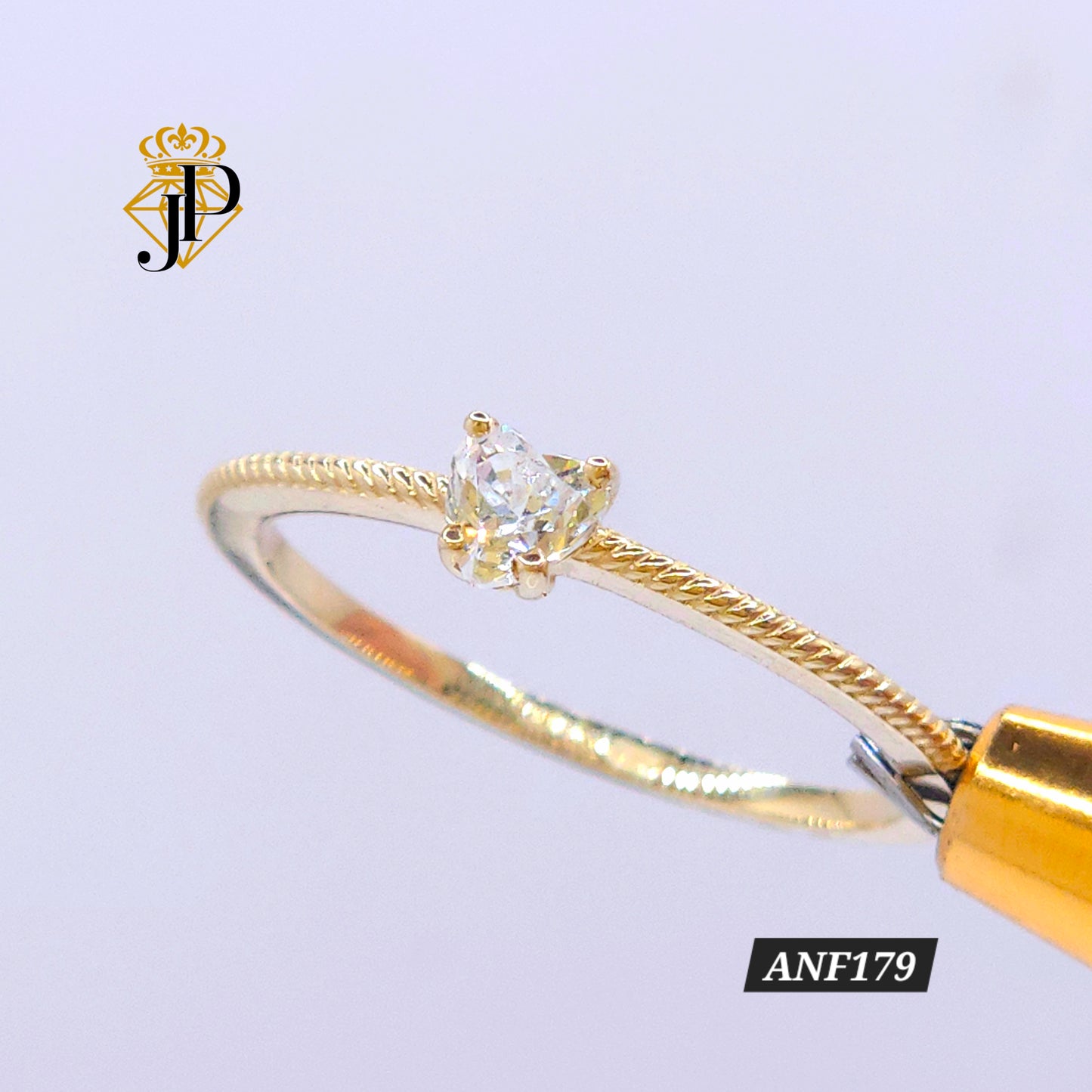 Anillo de Oro. Corazon. ANF179