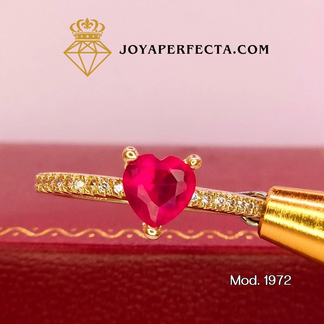 Anillo de oro. Latido real. Mod 1972