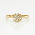 Anillo de oro- Flor. ANF177