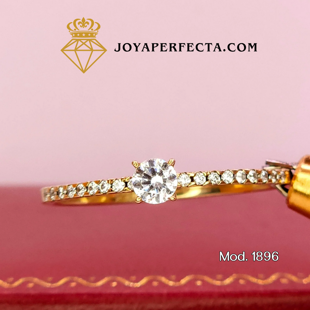 Anillo de oro. Promesa viva. Mod. 1896