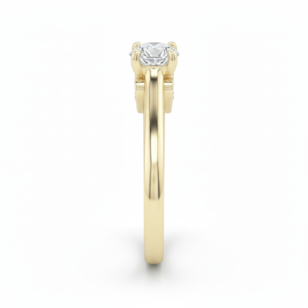 Anillo de oro. Diamante Certificado. Mod ADM30