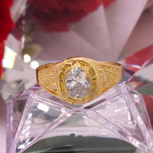 Anillo de Primaria. Graduacion- Gema Blanca