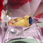 Anillo de Primaria. Graduacion- Gema Azul