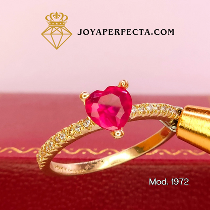 Anillo de oro. Latido real. Mod 1972