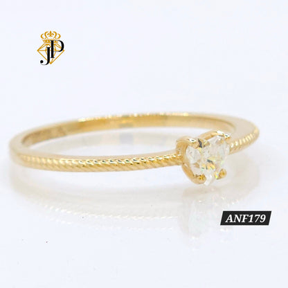 Anillo de Oro. Corazon. ANF179