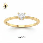 Anillo de Oro. Corazon. ANF179