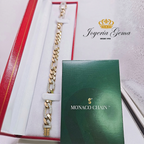 Esclava Mónaco- Figaro con zirconias