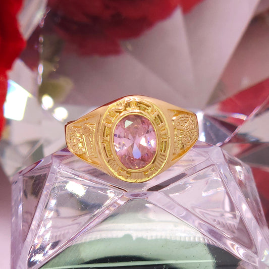 Anillo de Primaria. Graduacion- Gema Rosa
