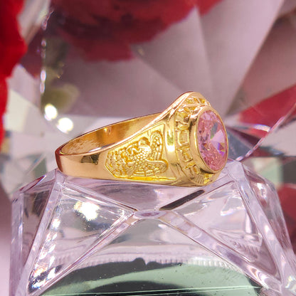 Anillo de Secundaria. Graduacion- Gema Rosa