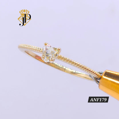 Anillo de Oro. Corazon. ANF179
