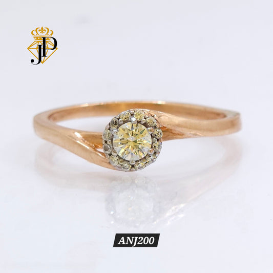 Anillo de oro rosa. ANJ200