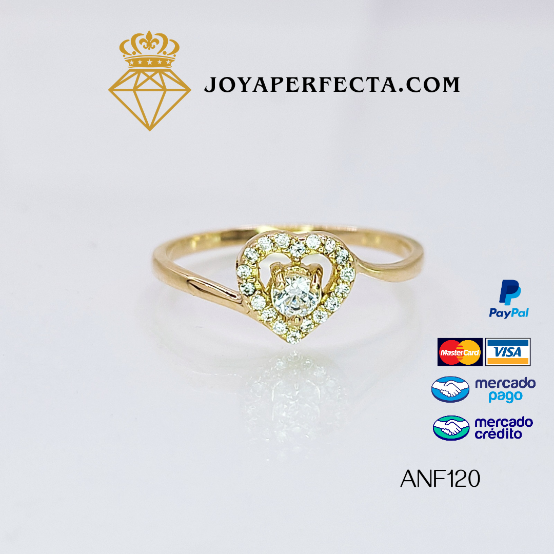 Anillo de corazon. ANF120