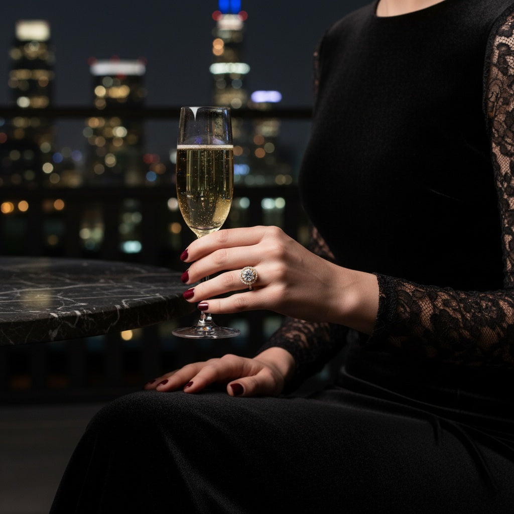 Anillo Flor eterna. Mod ANJ217