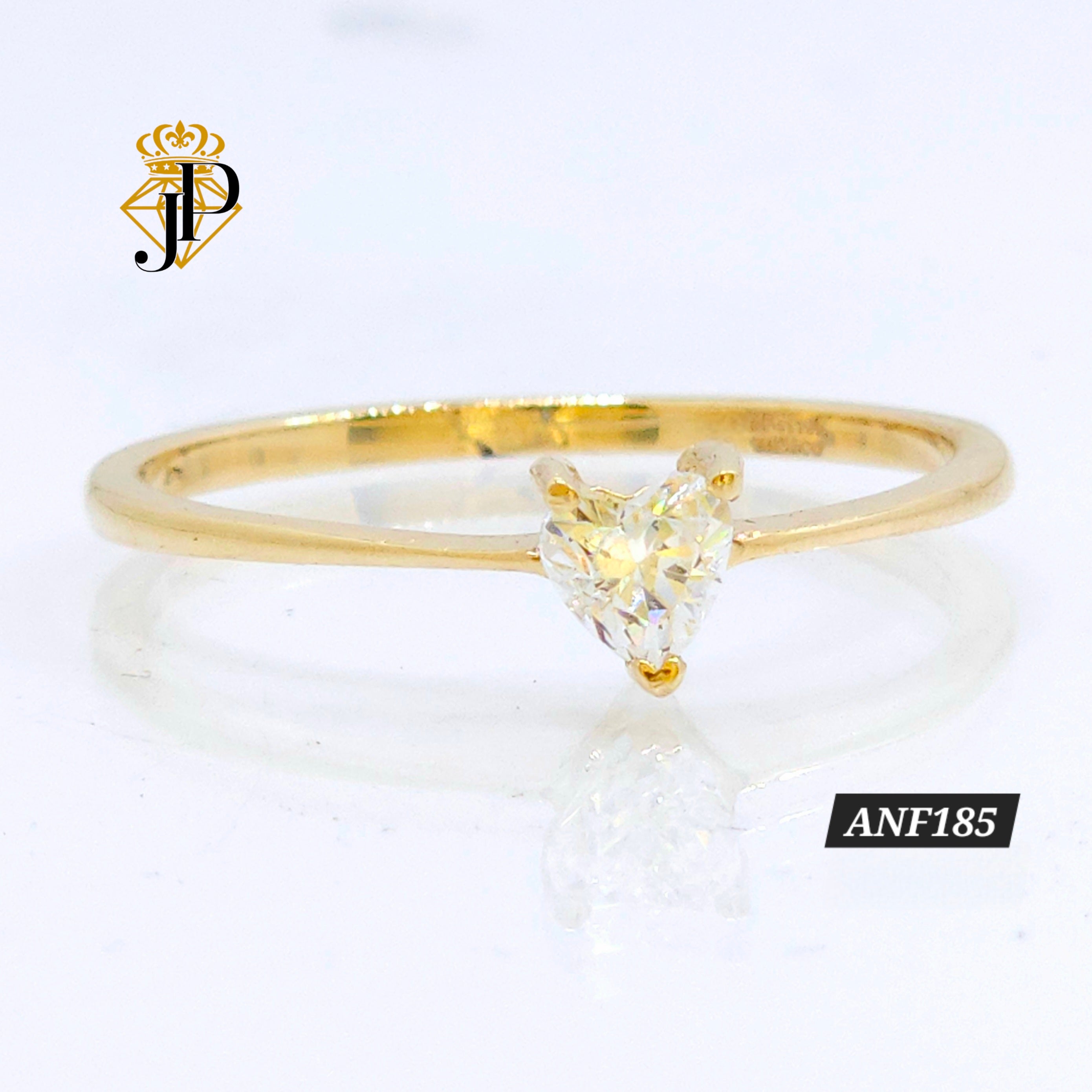 Anillo Oro. Corazon. ANF185