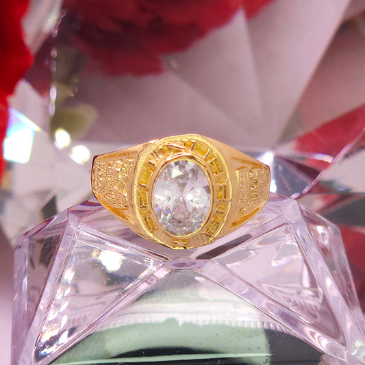 Anillo de Secundaria. Graduacion- Gema Blanca