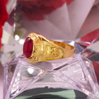 Anillo de Secundaria. Graduacion- Gema Roja