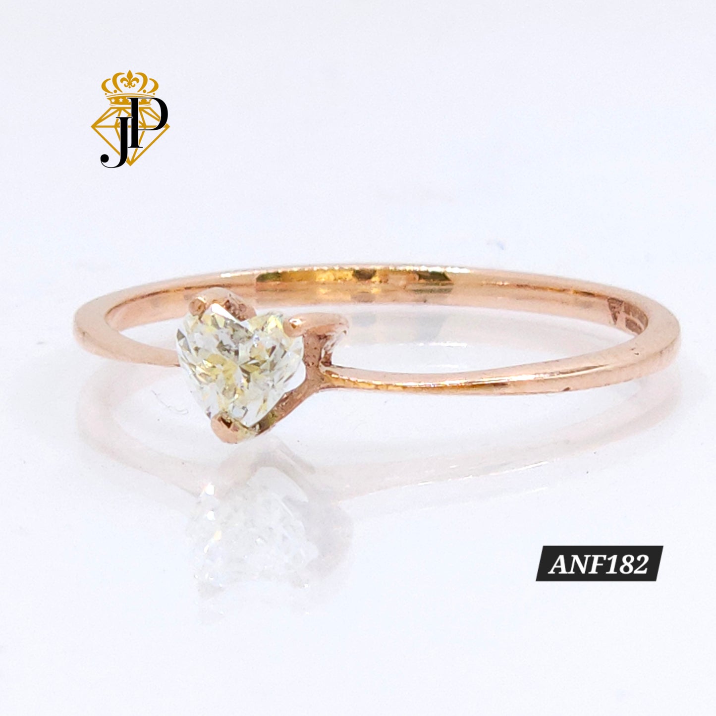 Anillo Oro. Corazon. ANF182