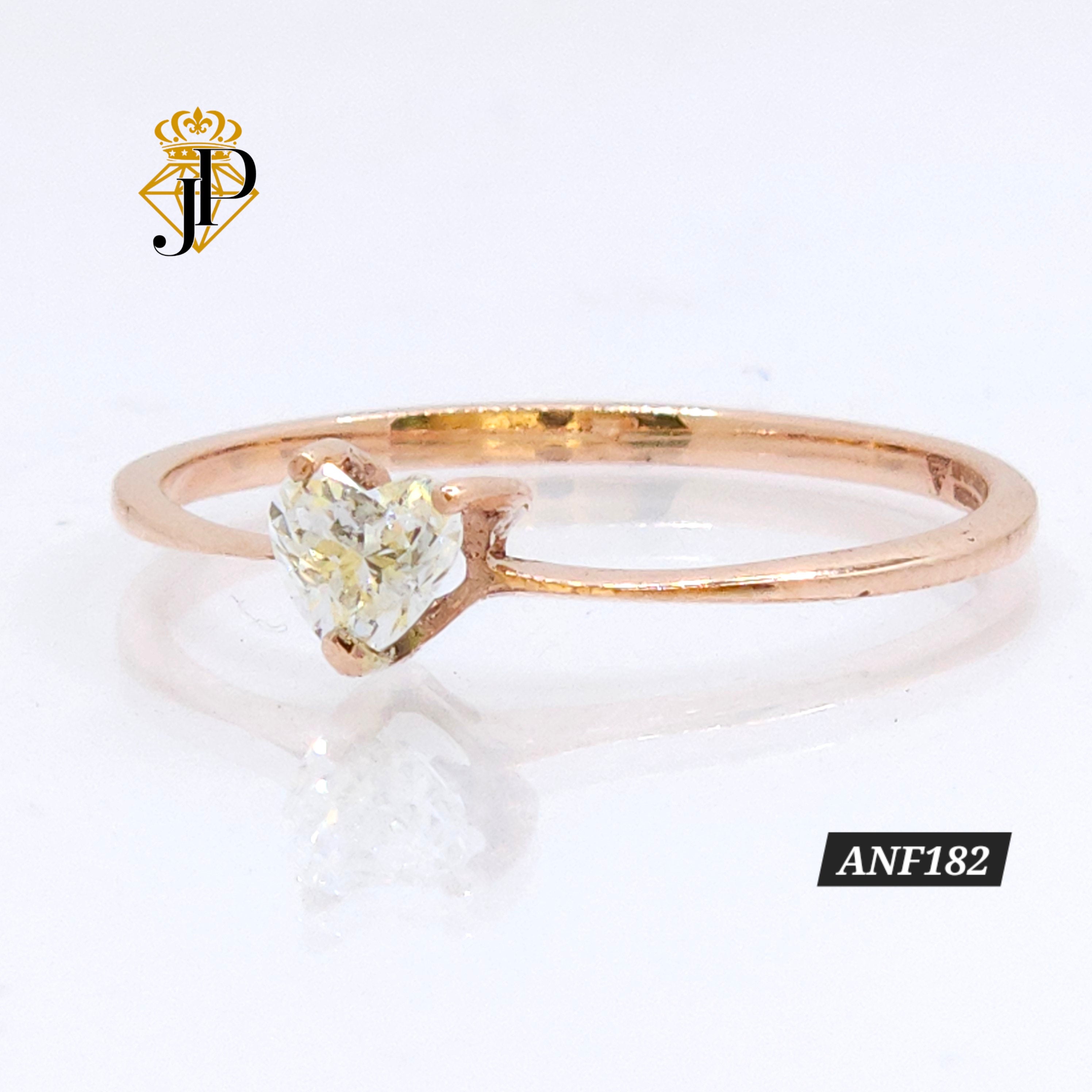 Anillo Oro. Corazon. ANF182