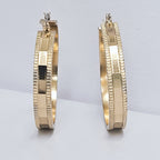 Arracadas Lam 14k
