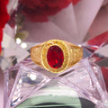 Anillo de Secundaria. Graduacion- Gema Roja